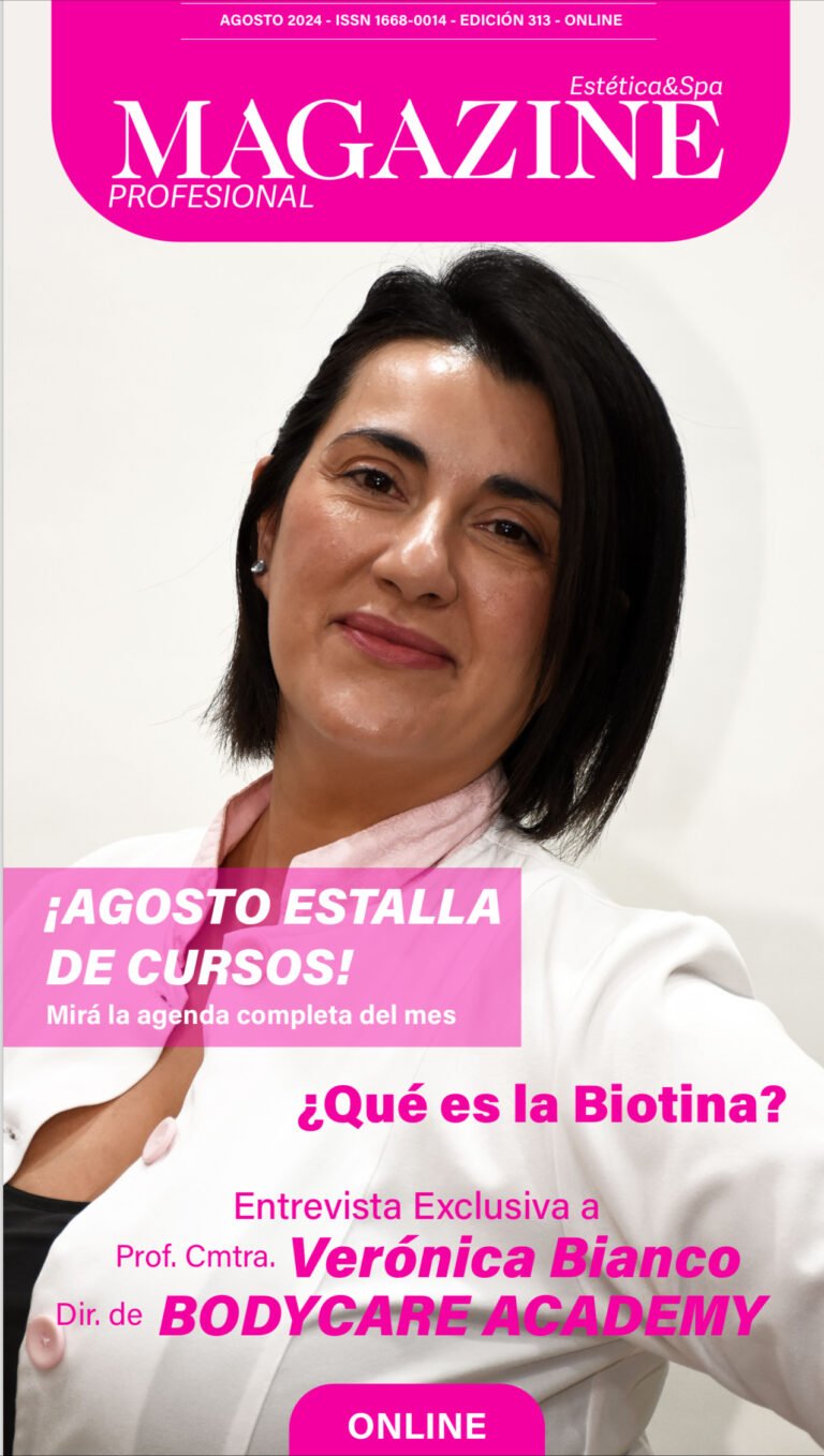 Verónica Bianco en la tapa de Magazine Profesional